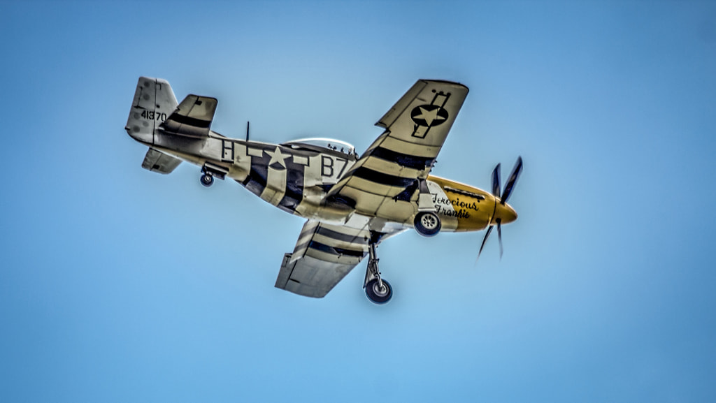 P51 Mustang, Duxford by Kev Handley on 500px.com