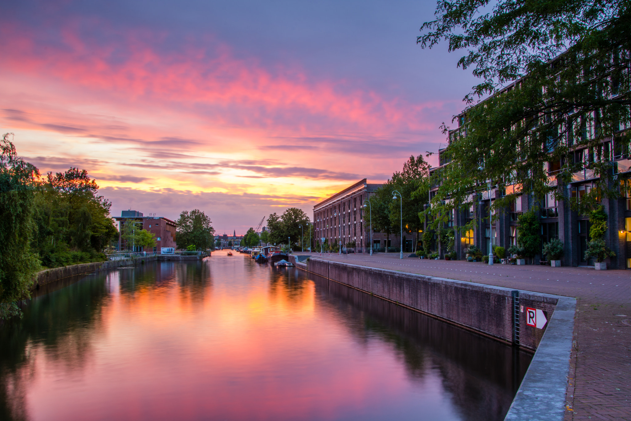 Entrepotdok canal, Amsterdam