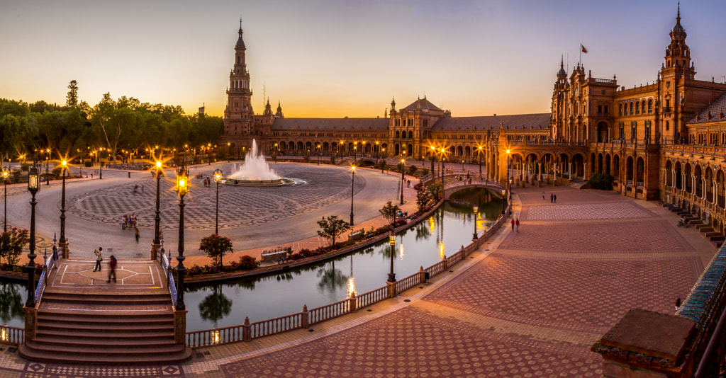 Photograph Spain, Seville, Plaza de España II by Giovanni Parisella on 500px