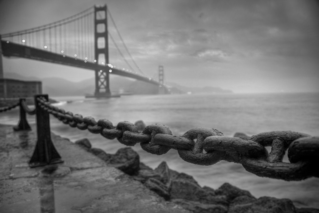 Golden Gate Bridge with Chain by Michael Lee