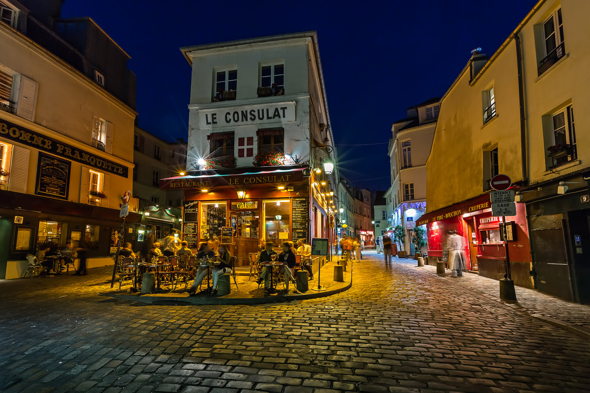 Cafe on Montmartre, Paris