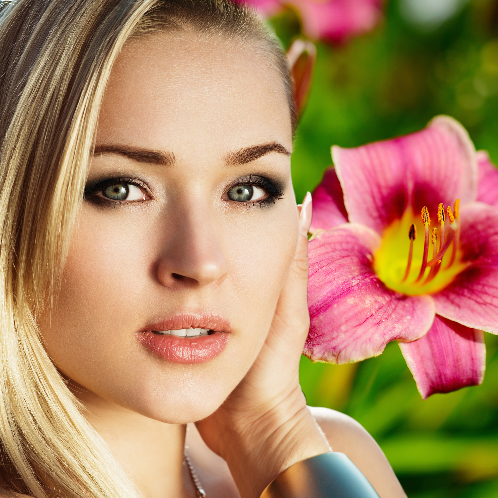 Portrait of young woman