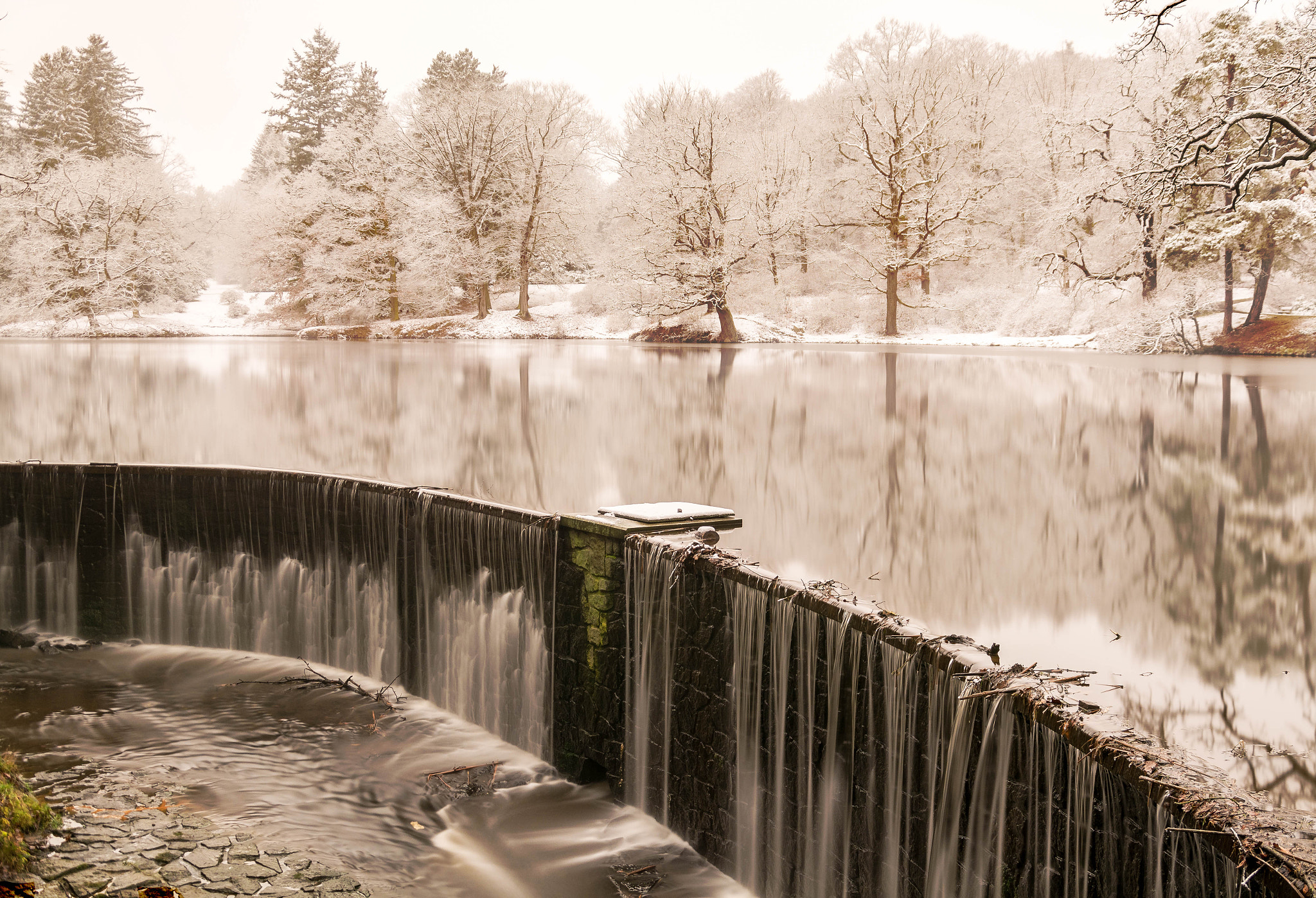 Quiet winter atmosphere