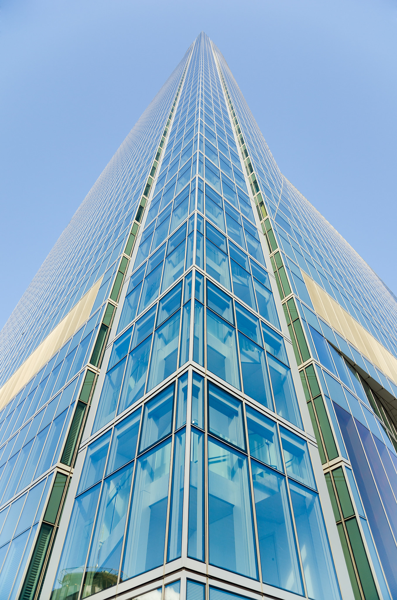 Skyscraper in the financial district of Madrid