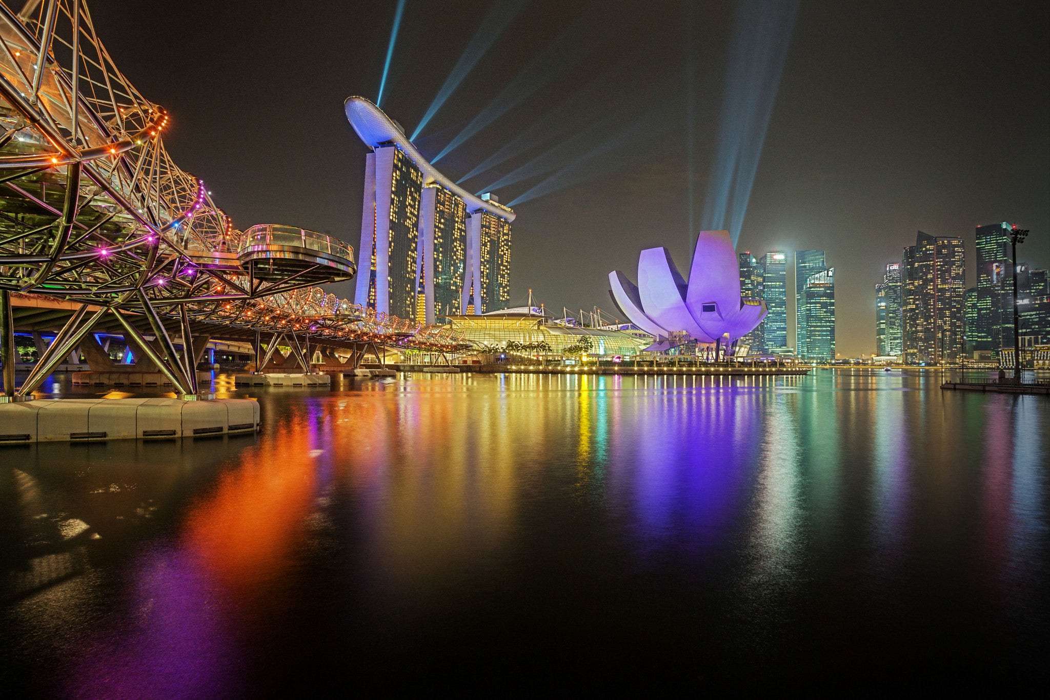 Singapore skyline....