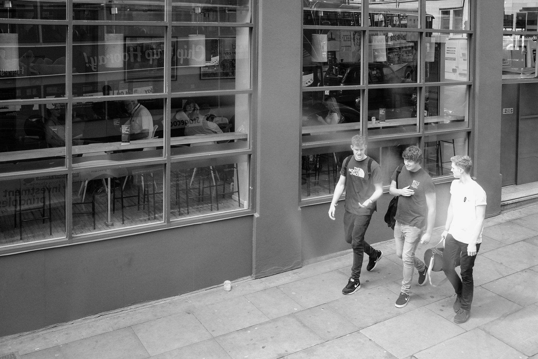 TEA00817BW - Oxford Road, Manchester City Centre, Manchester UK.