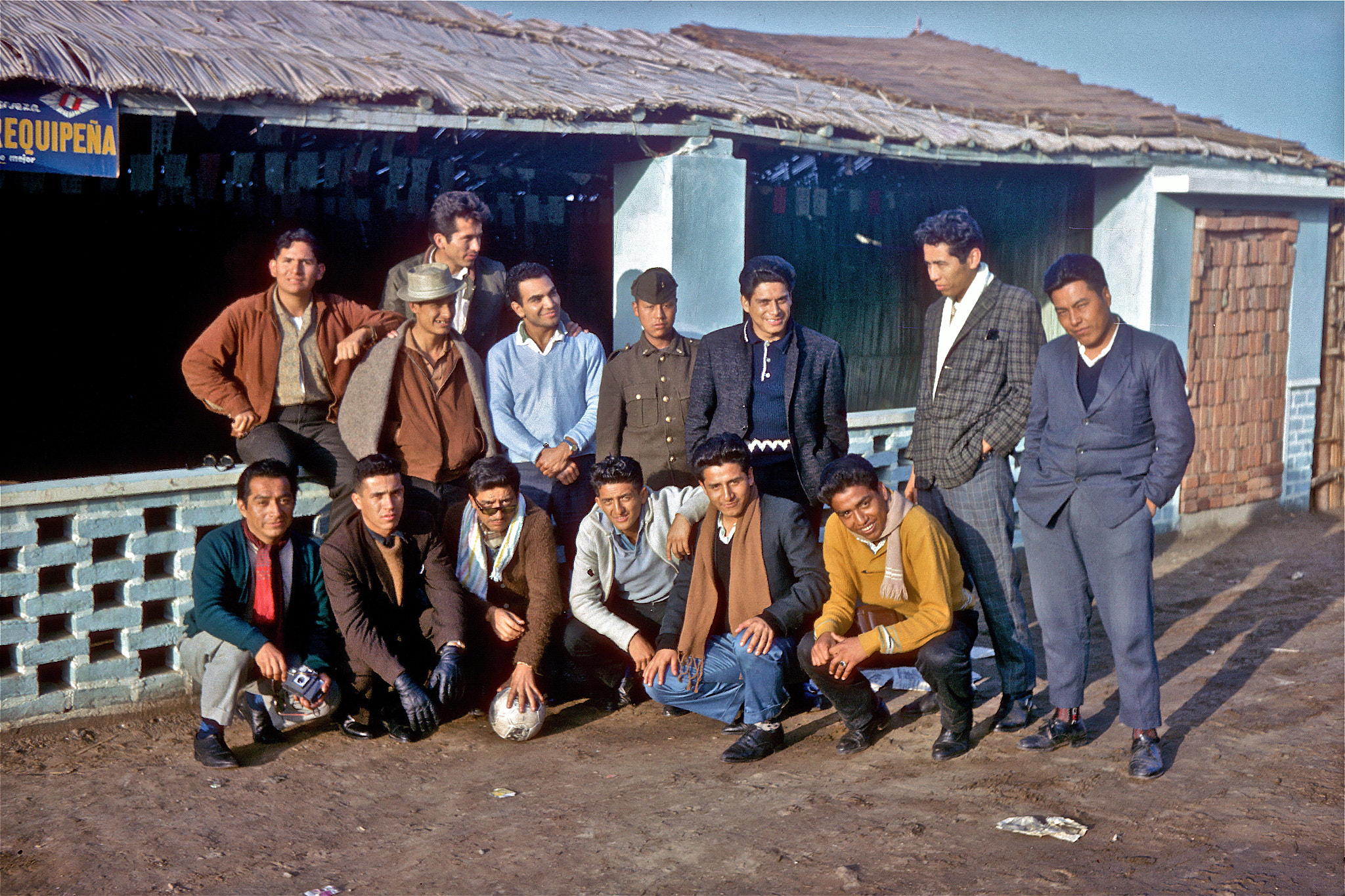Soccer team from Lima, 1964