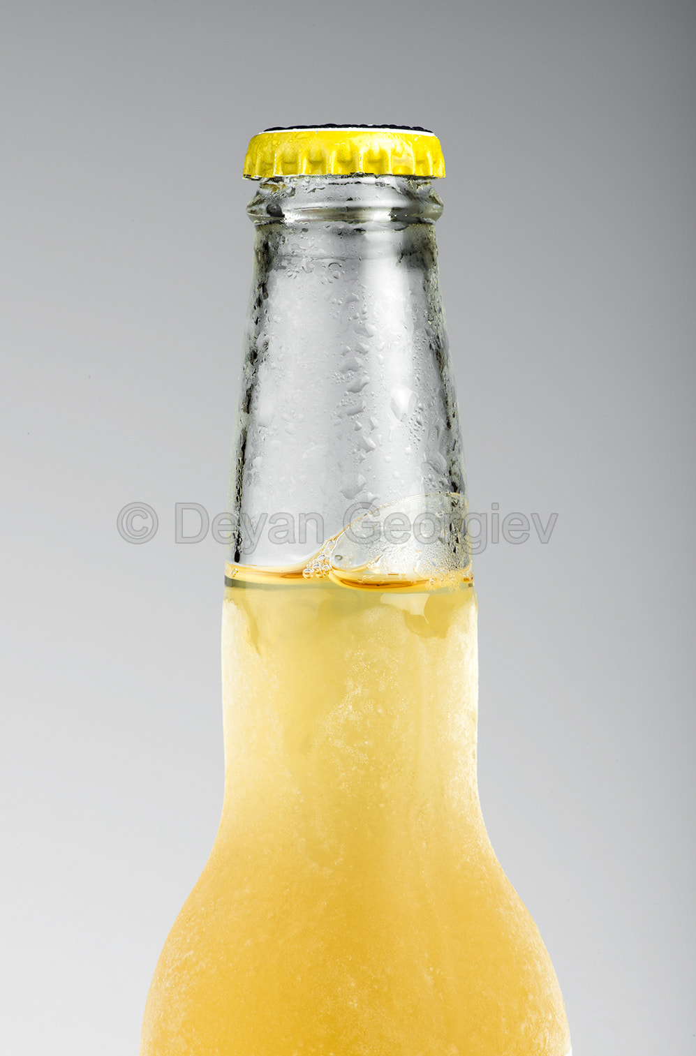 Beer bottle isolated