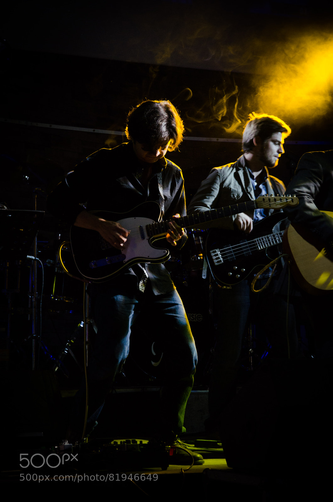 Nikon D5100 sample photo. Guitar on fire photography