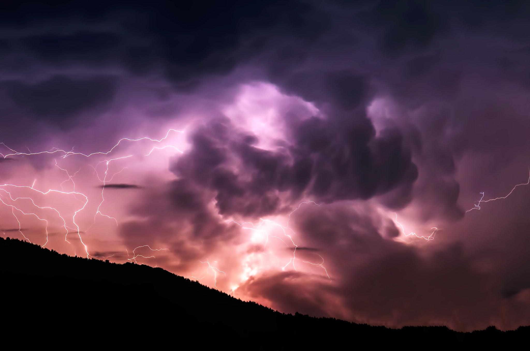 Tormenta eléctrica.