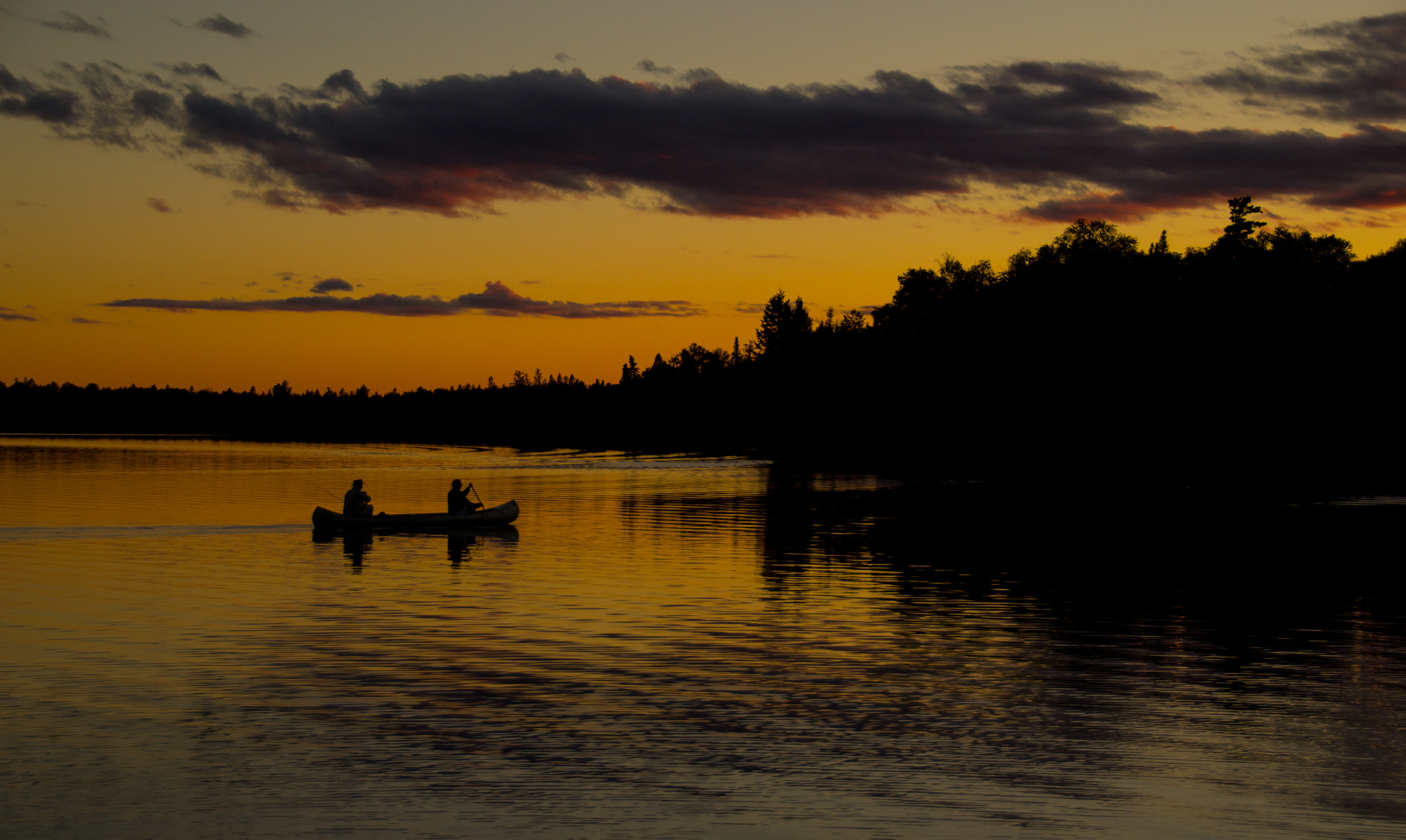 Canoe Sunset