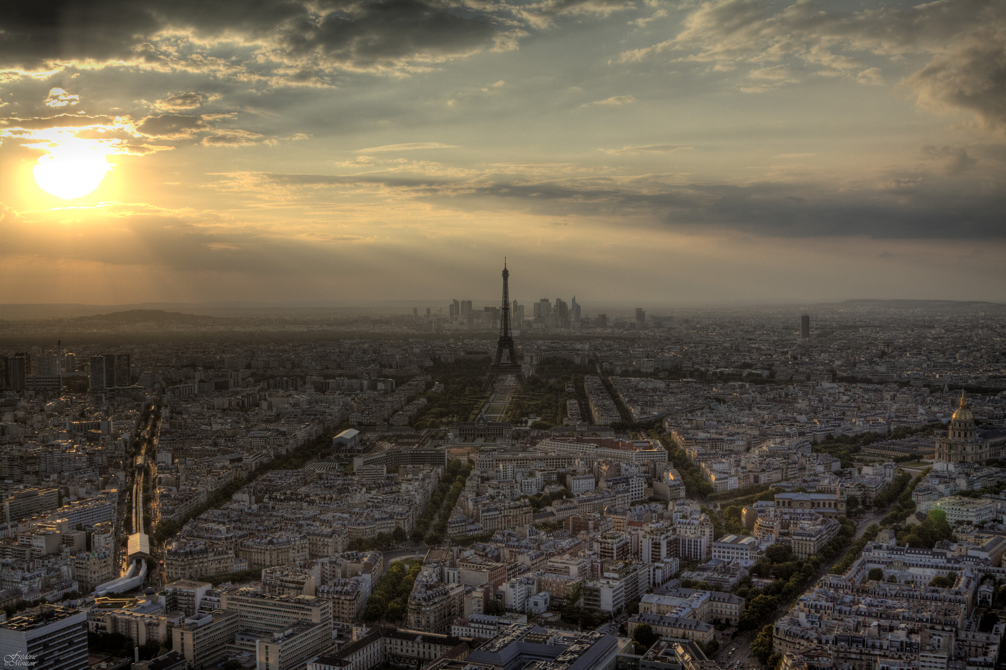 Sunset on Paris