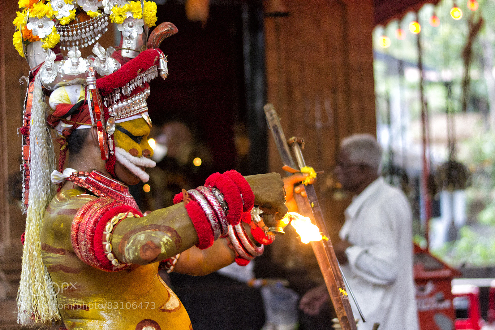 Nikon D3100 sample photo. Theyyam photography