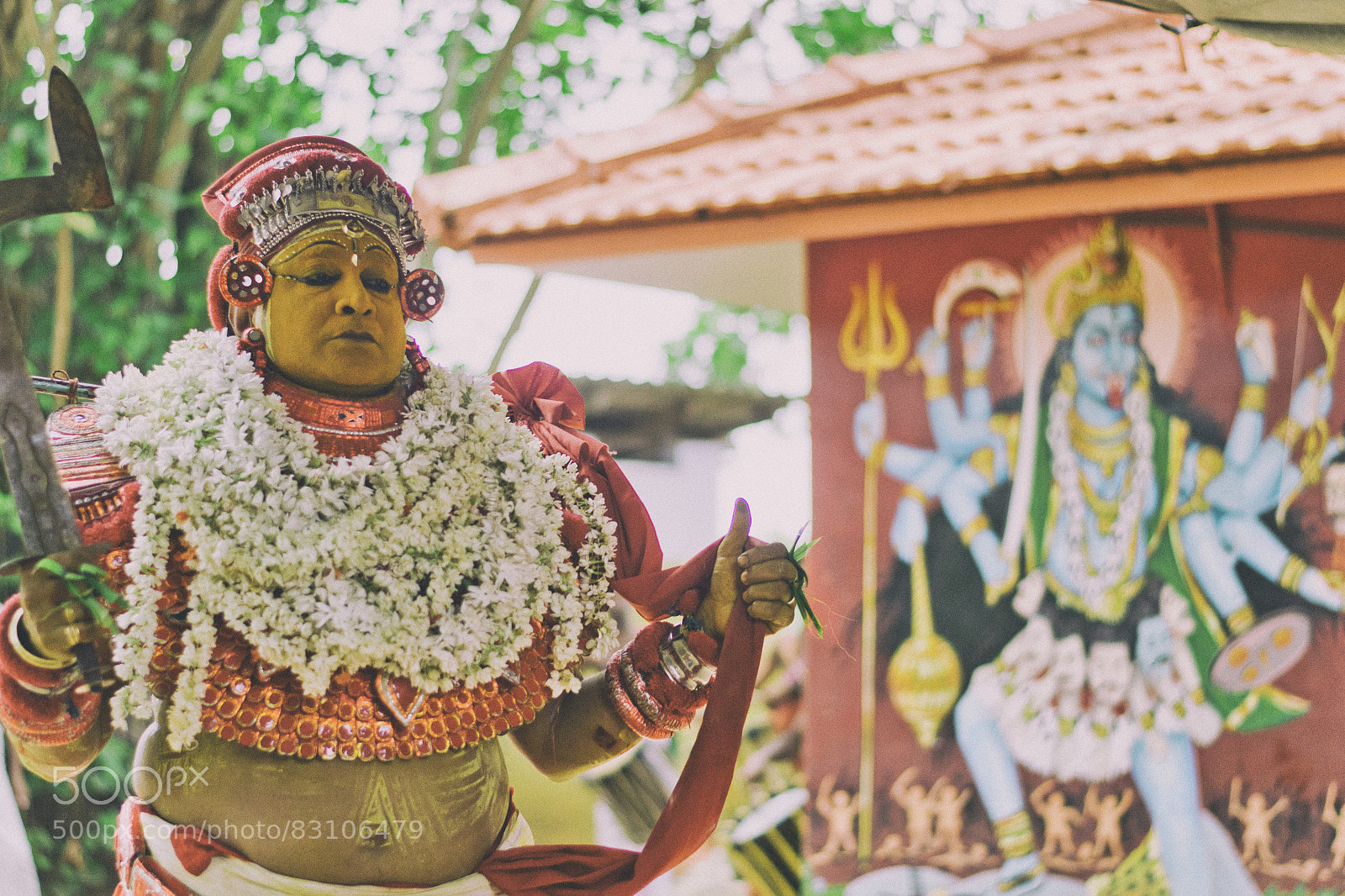 Nikon D3100 sample photo. Theyyam photography