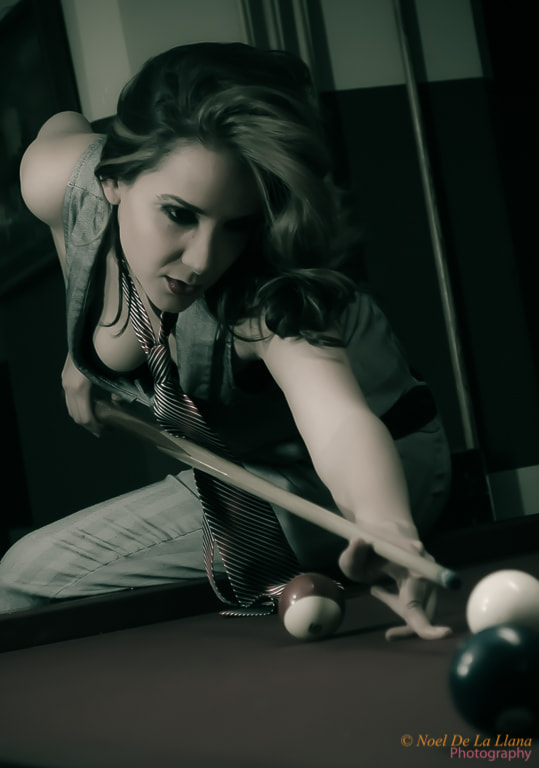 Playing billiards