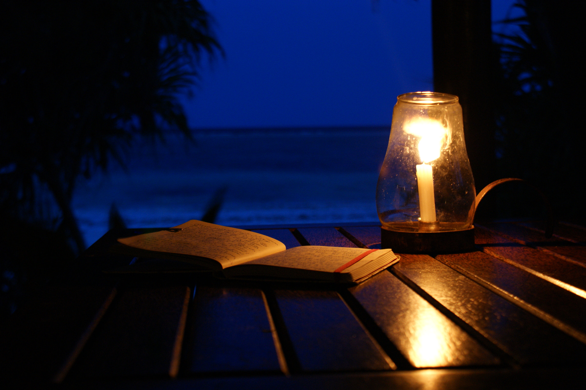 Travel Journal on the Beach in Zanzibar