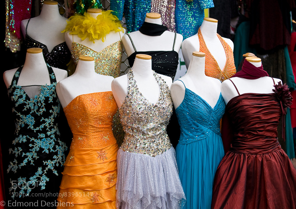 Nikon D300 sample photo. Dresses photography