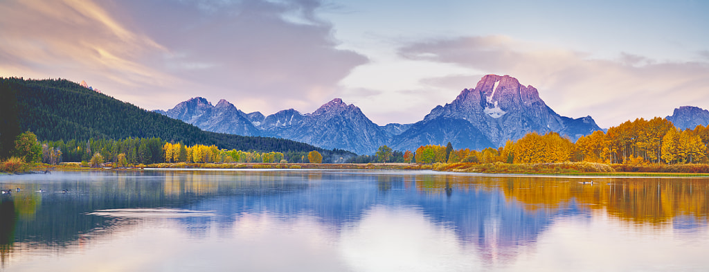 Oxbow Panorama by Scott Moss on 500px.com