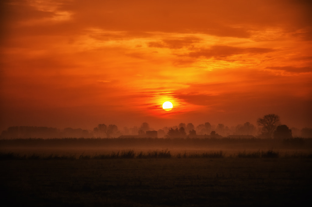 Fall sunrise by Sergio Locatelli on 500px.com