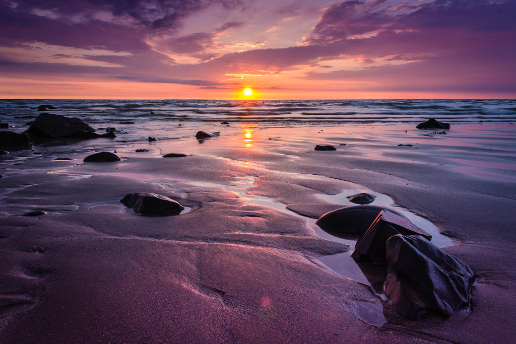 Sandy Sun Set by James Brooks on 500px.com