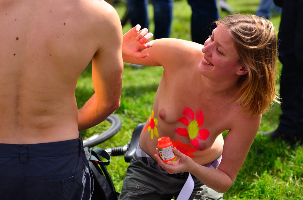 World Naked Bike Ride, London 2012 by dayanwxc on 500px.com