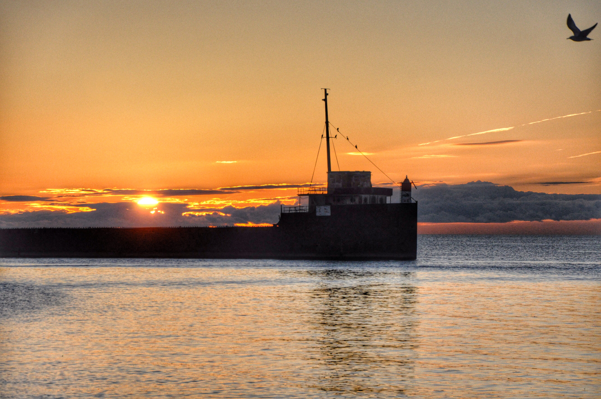 Sunrise Over The Ridgetown, Port Credit.