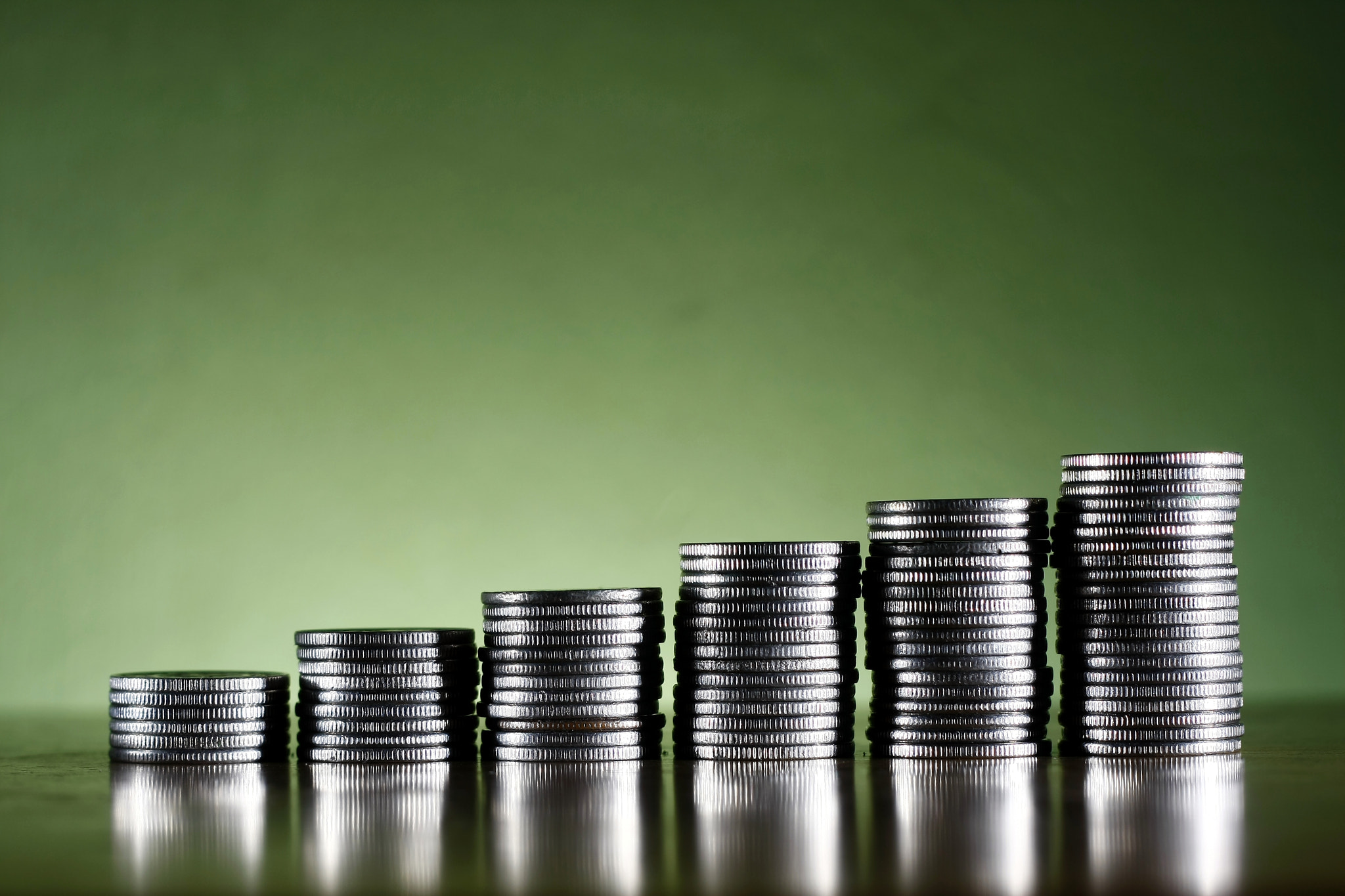 stack or pile of coins