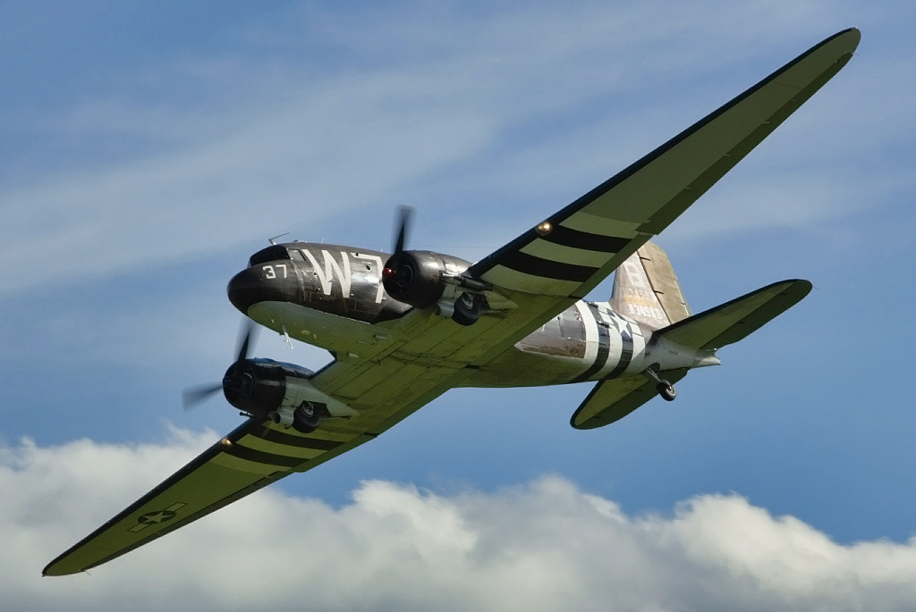 C-47 "Whiskey 7" Duxford D-Day Airshow by James Lucas on 500px.com