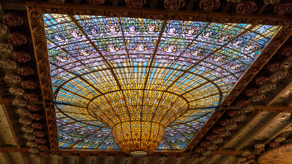 Palau de la Música Catalana, Glass Ceiling by Thanh Dromard on 500px.com