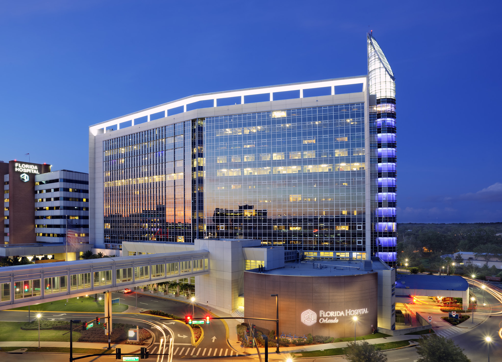 The Ginsburg Tower, Florida Hospital Orlando, Florida Architect Hunton