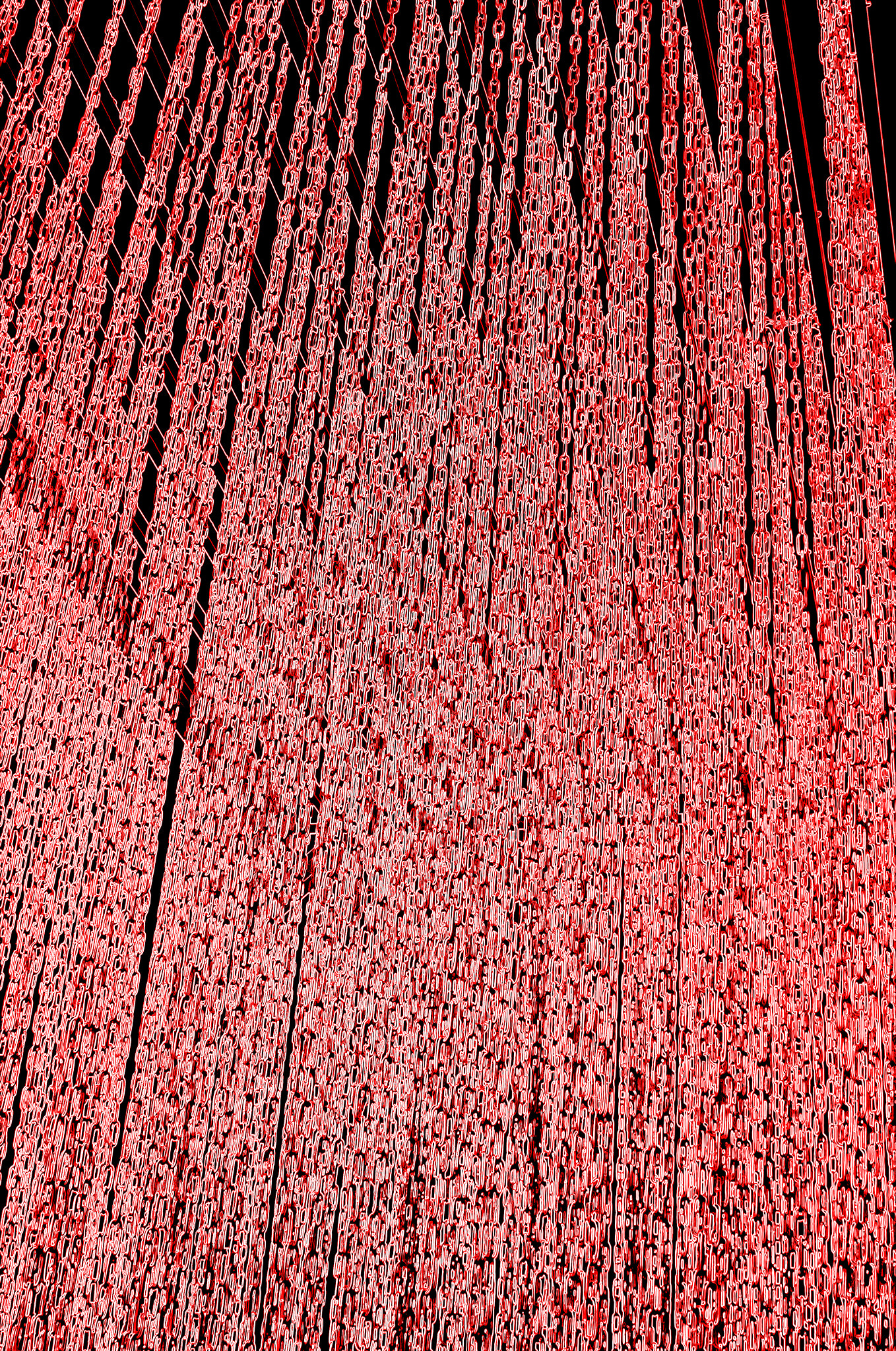 Red chain rain