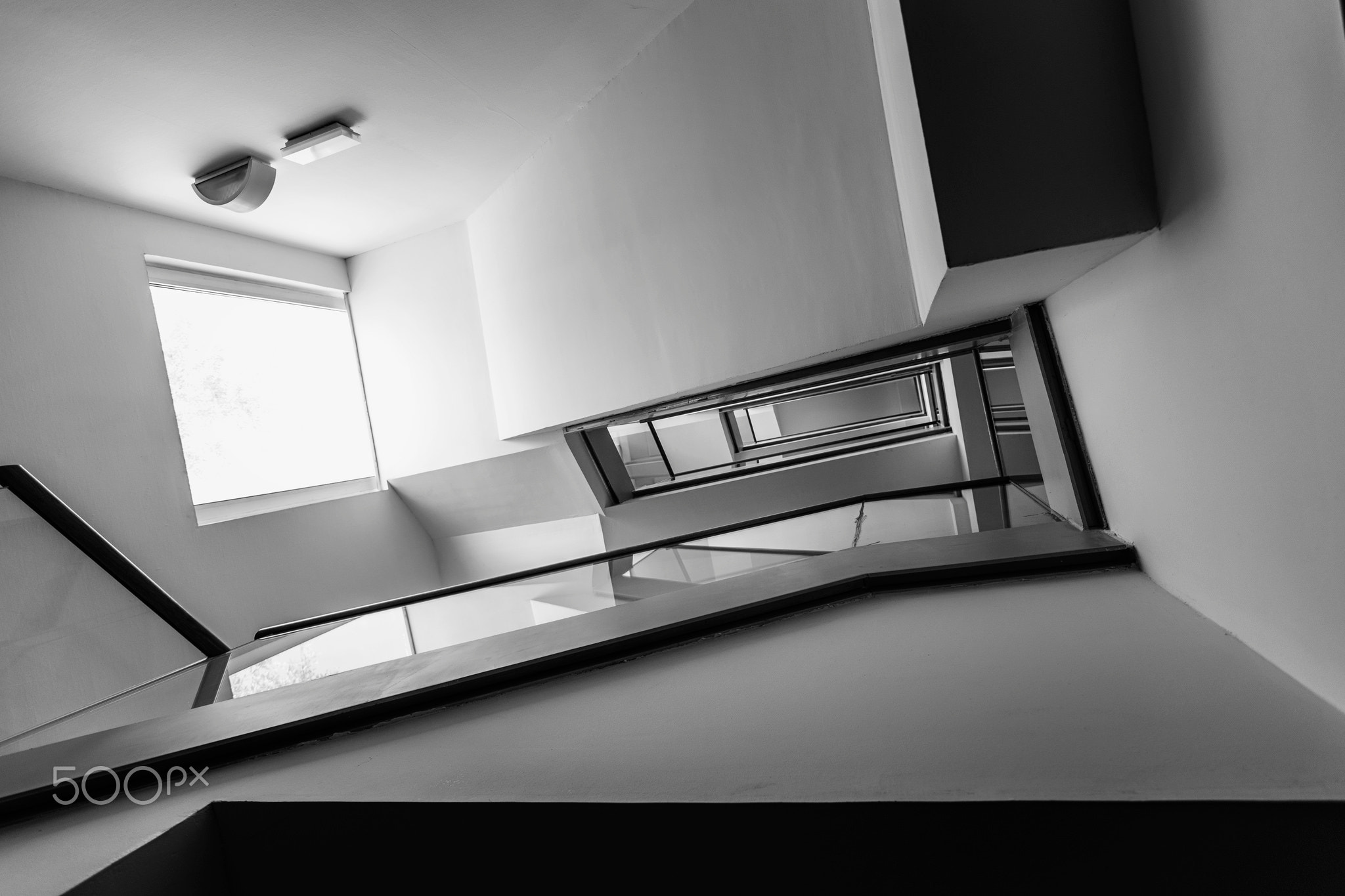 Look up on stairs