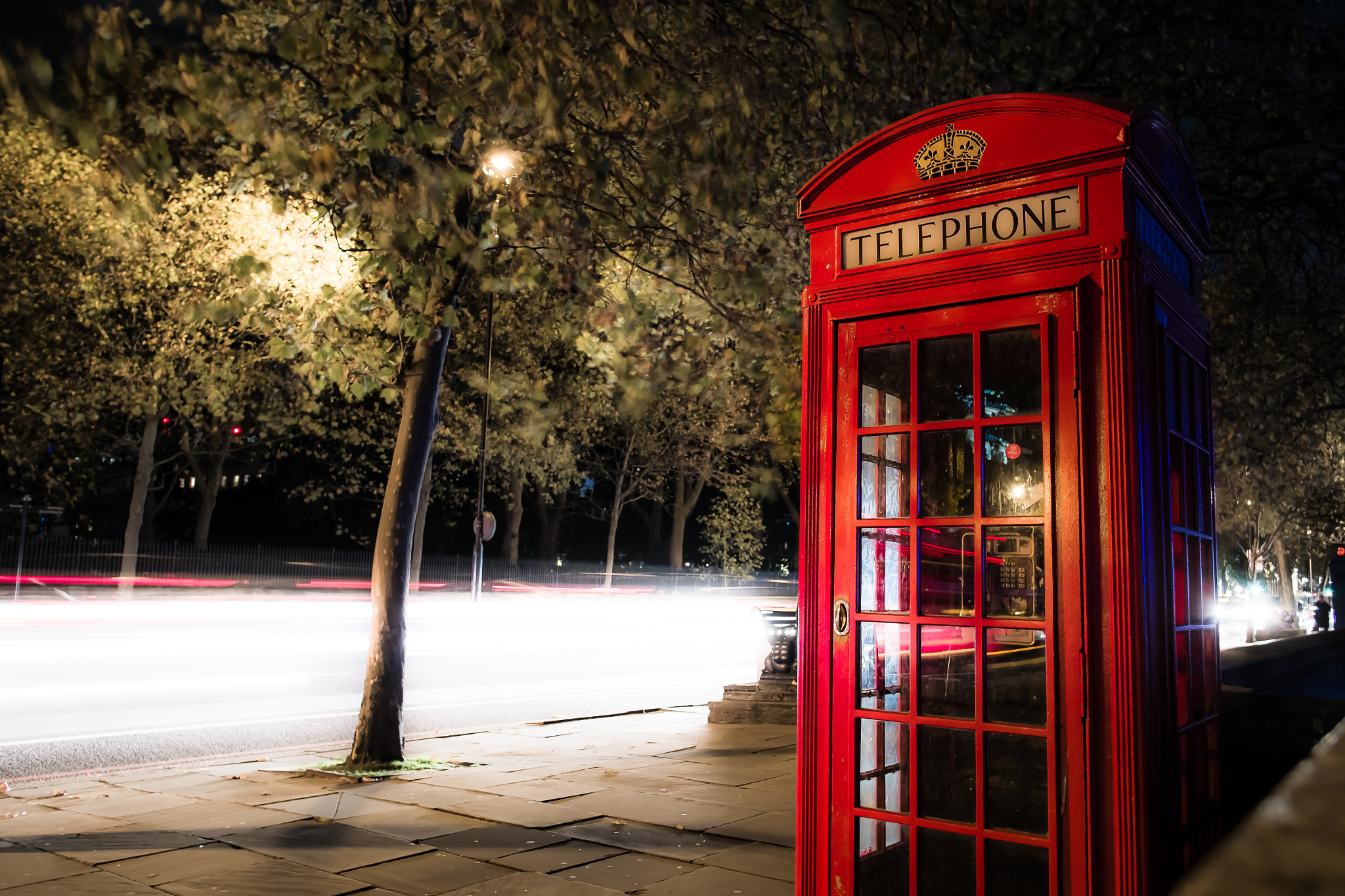 the famous red telephone box