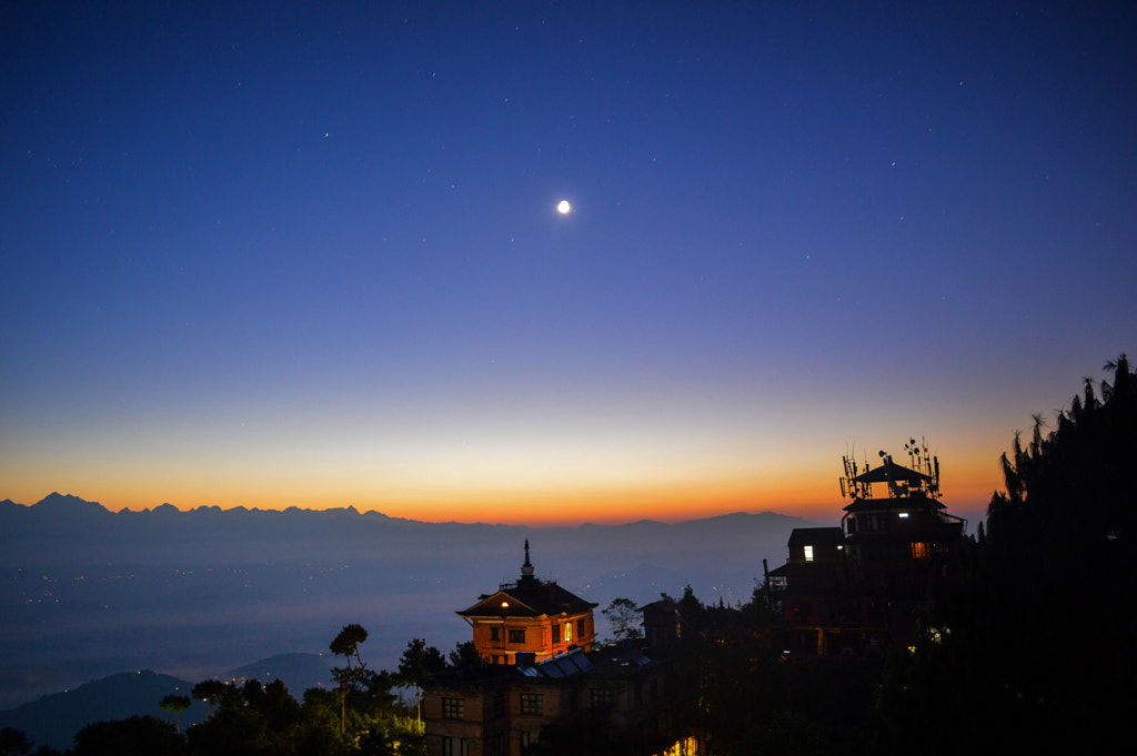 early morning view from Nagarkot by Photos of Nepal on 500px.com