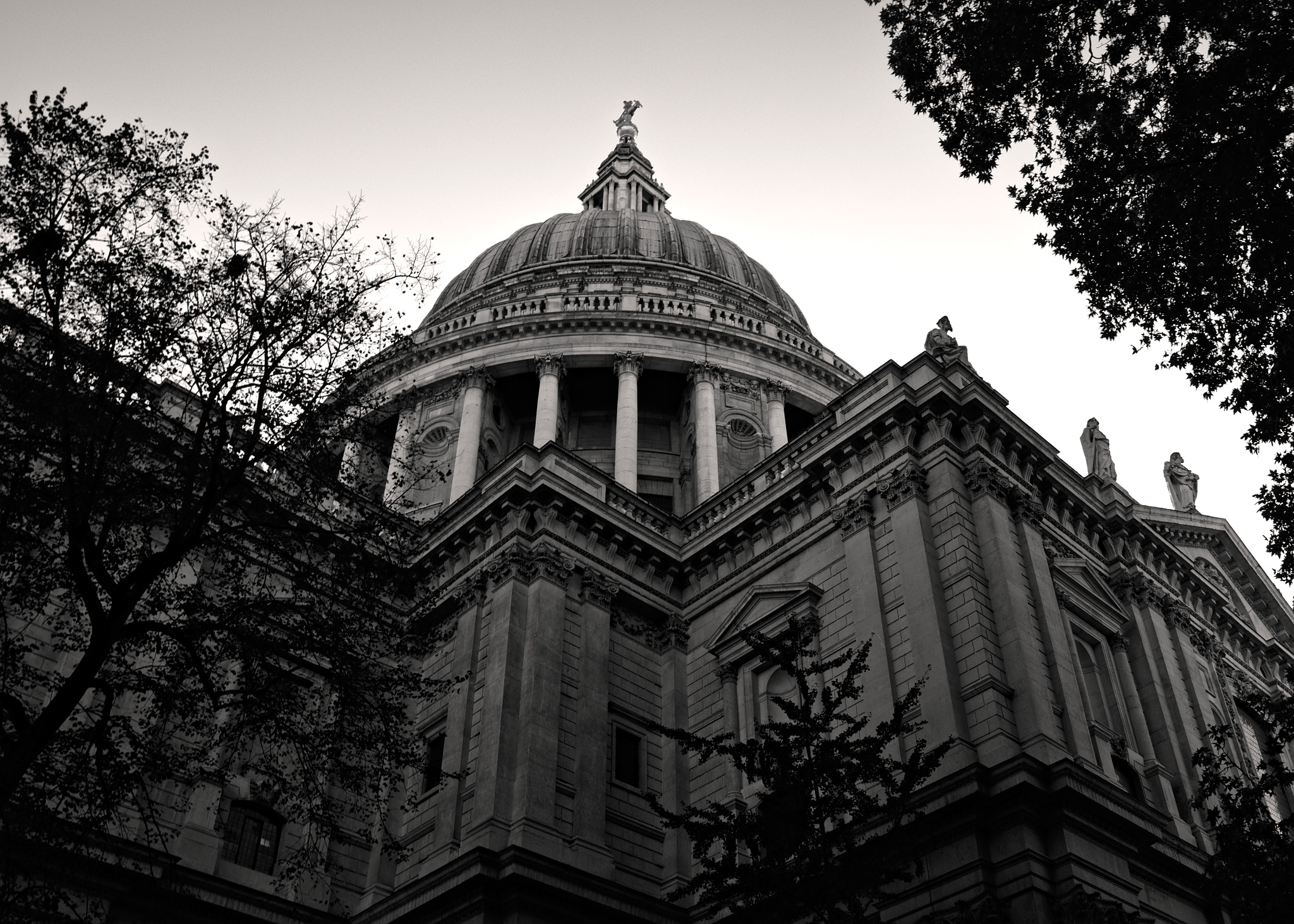 St. Paul's Crown Rises Above Twilight Filigree