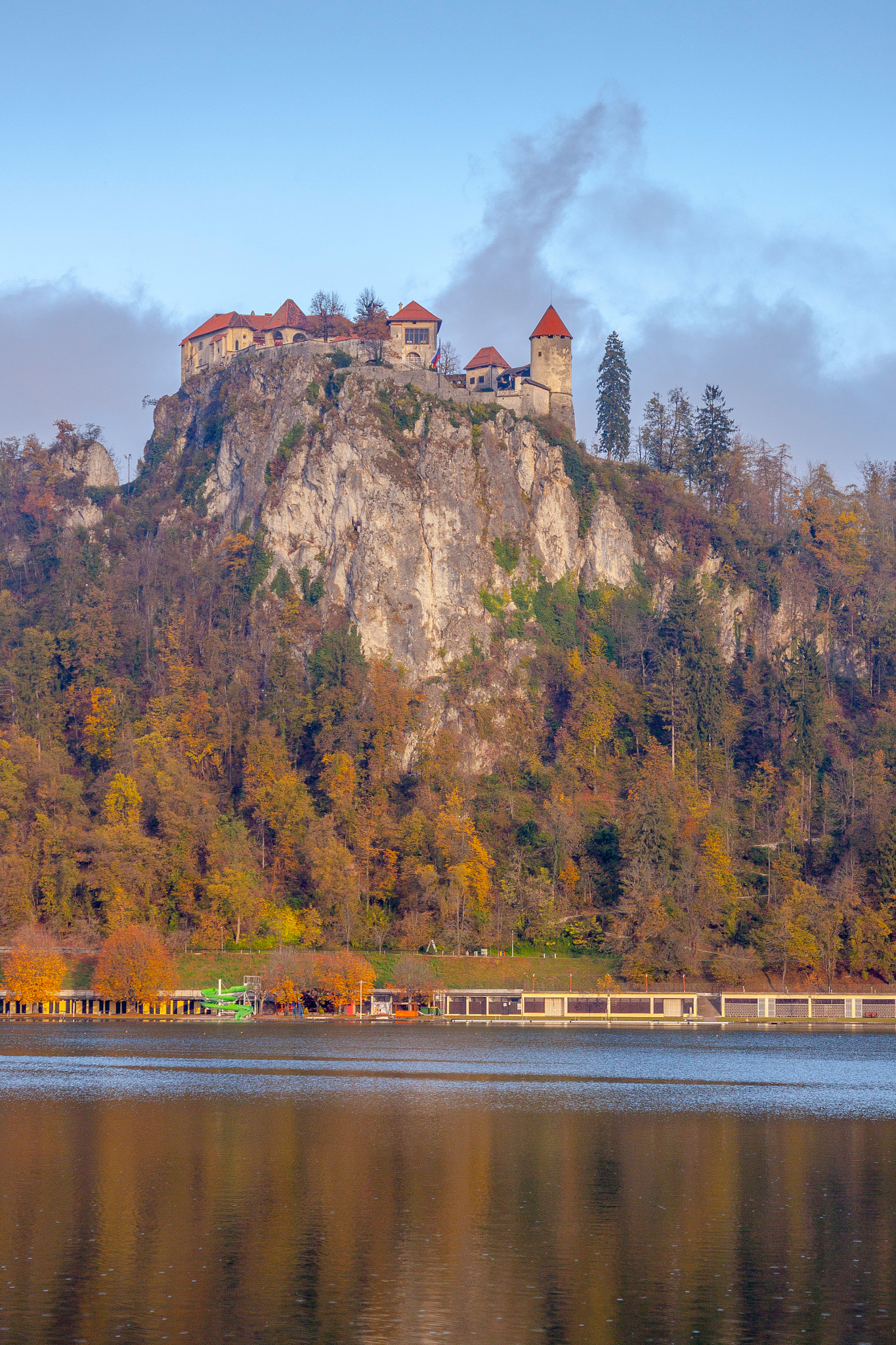 castle over the water