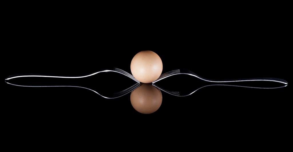 Egg and forks reflection by Nermin Smajić on 500px.com