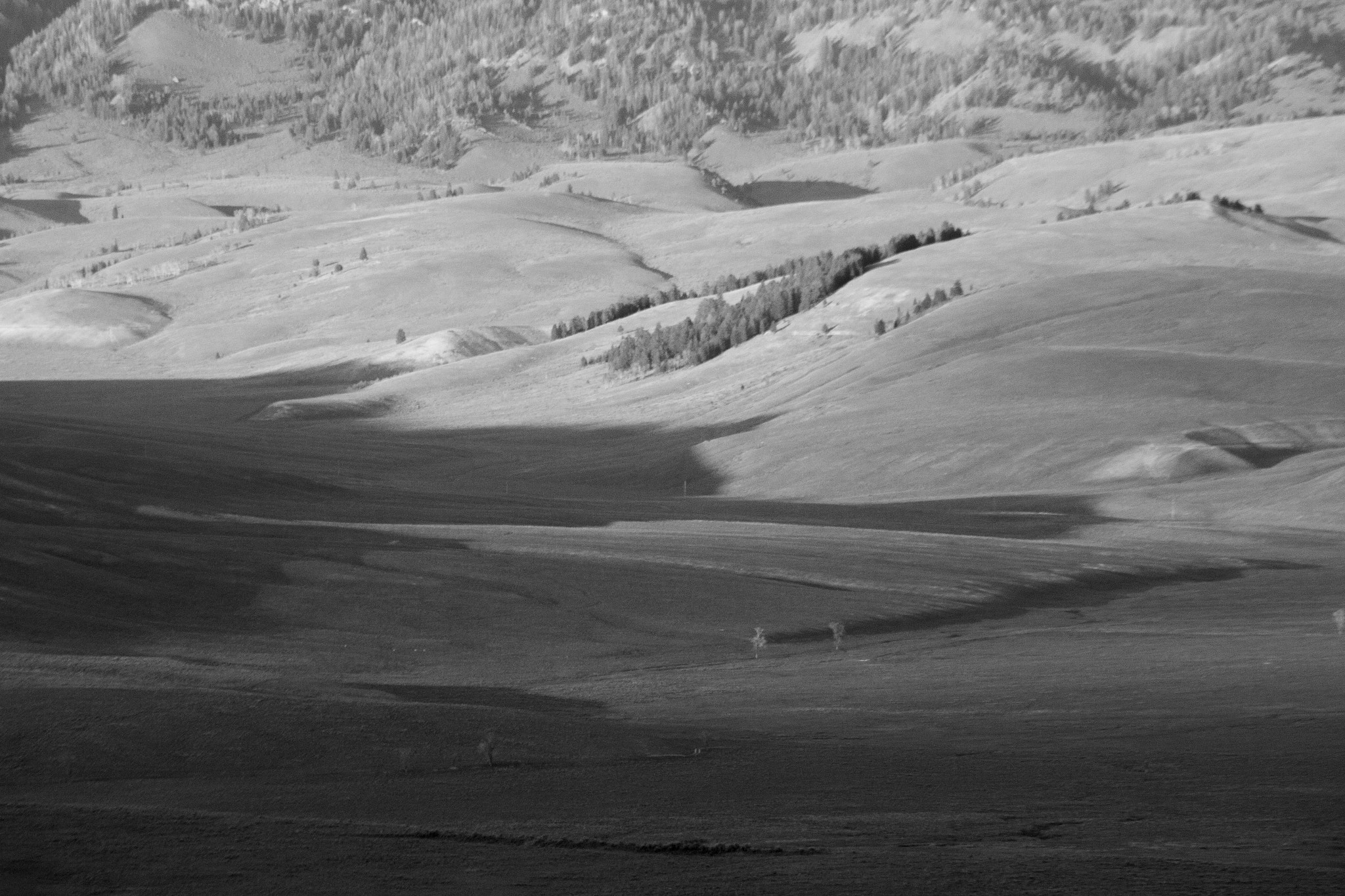 Canon EF 70-300mm F4-5.6 IS USM sample photo. Shadows on the hills photography
