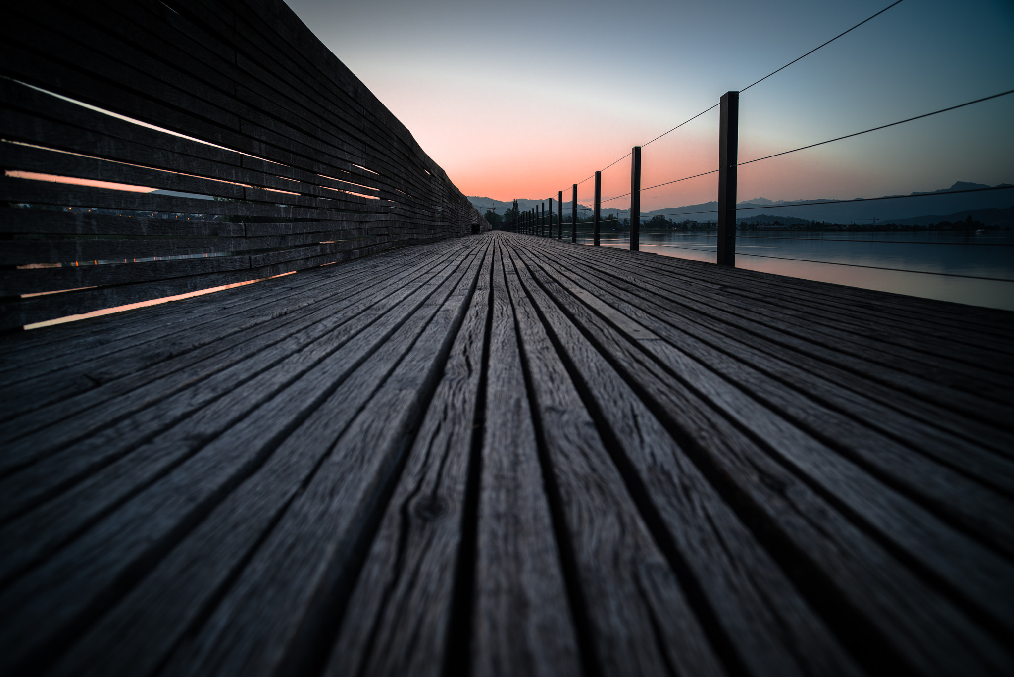 Wooden bridge