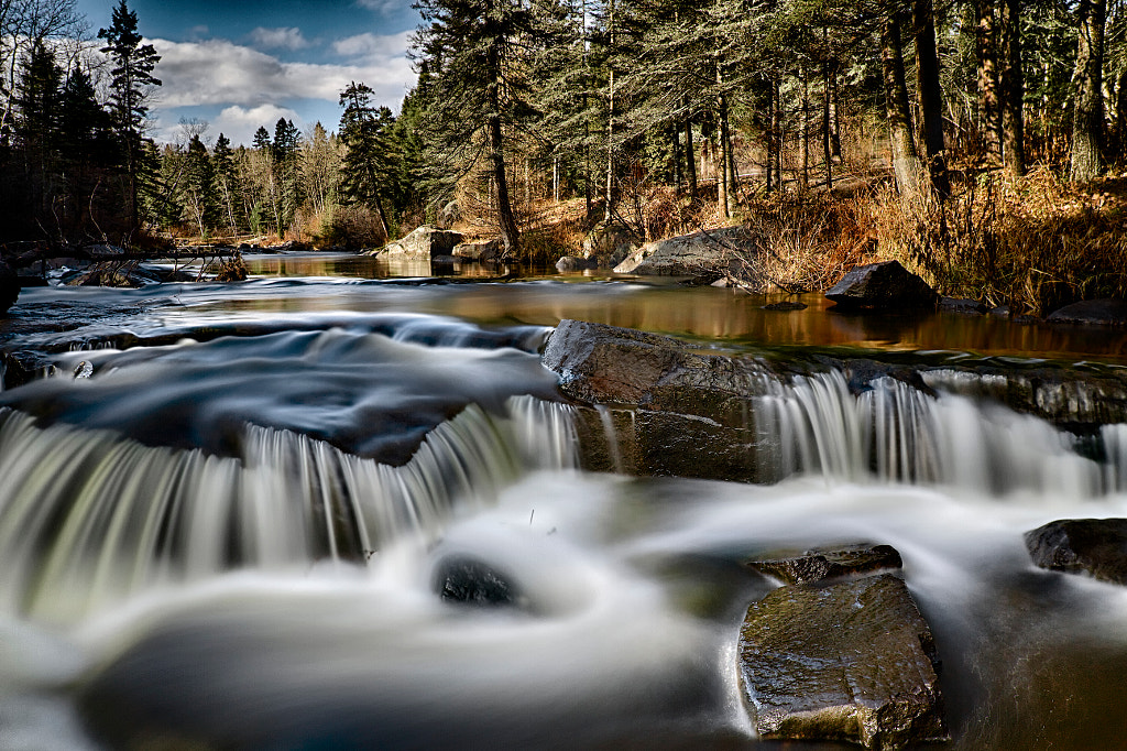 The river Du Moulin in November. 11/05/2014 by Normand Gaudreault - best places to visit in Canada