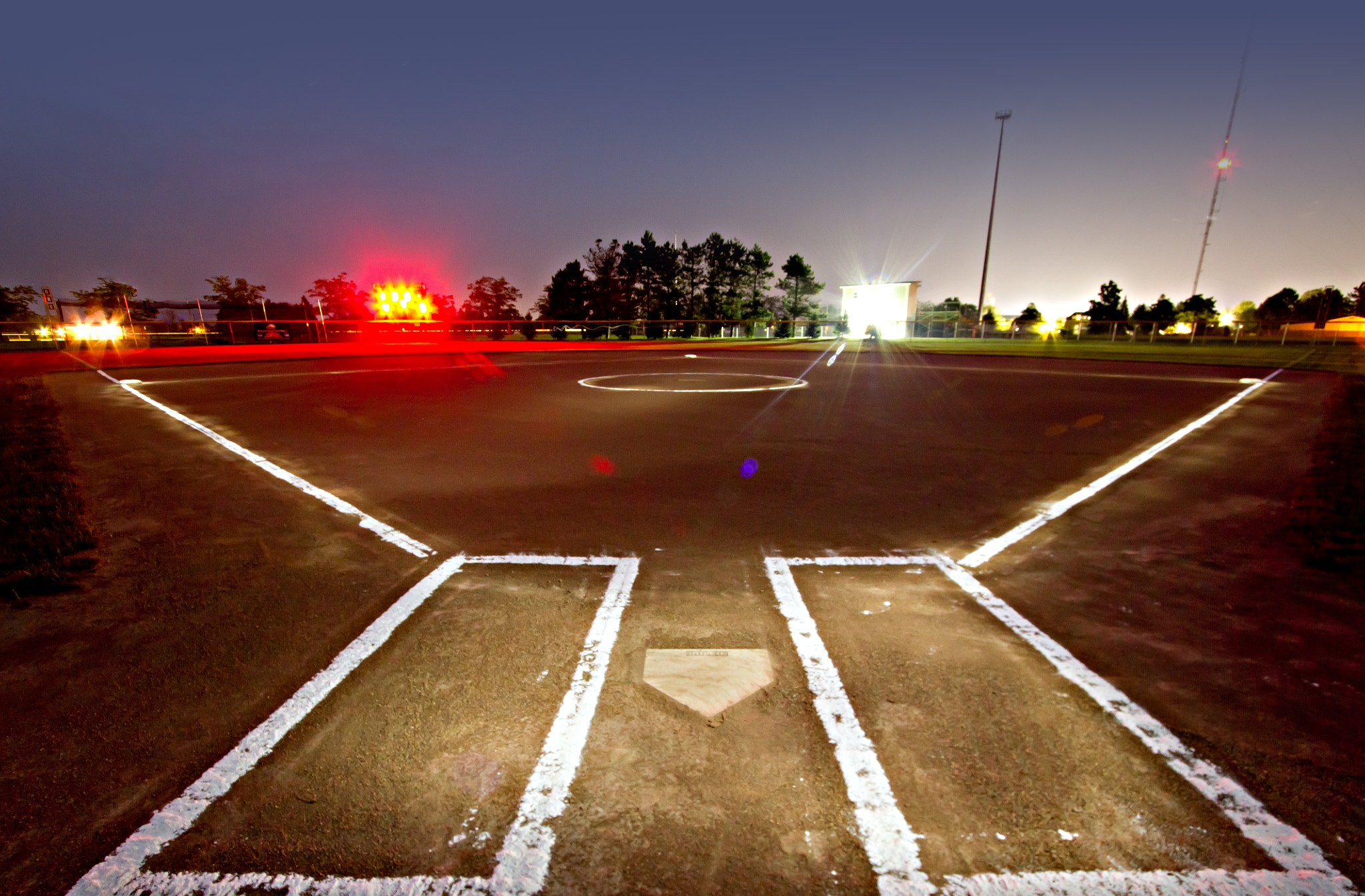Glowing Softball Field by Ken Colwell Photo 9137665 / 500px