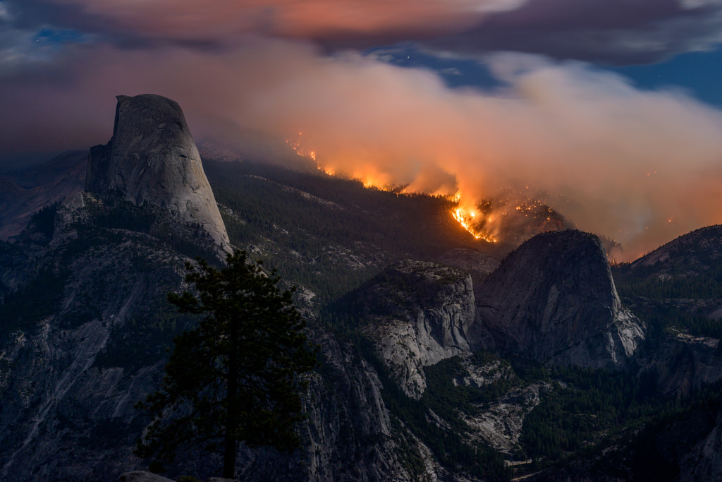 Meadow Fire, Yosemite National Park, Sept 7 2014 by Peter B. James on 500px.com