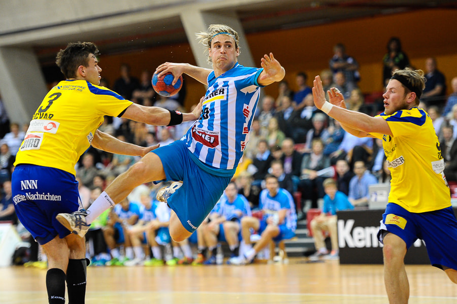 Alex Heib im Spiel gegen Empor Rostock