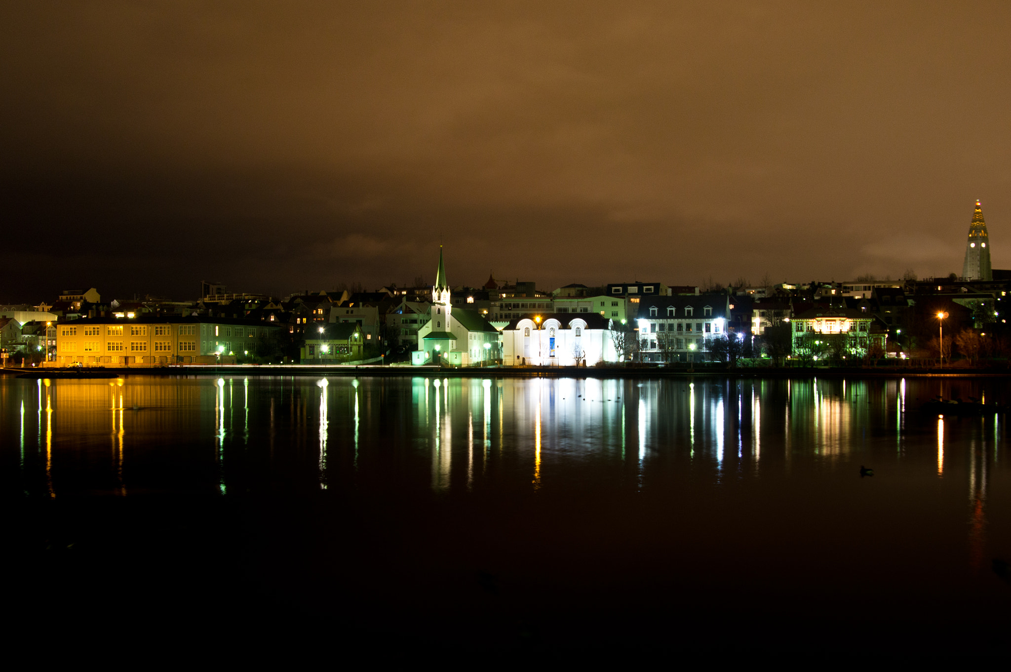 Sony SLT-A55 (SLT-A55V) sample photo. Reflections of reykjavik photography