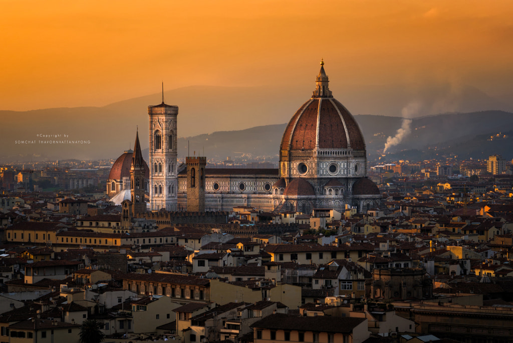 Florence Duomo, Tuscany, Italy by Somchat Thavornvattanayong on 500px.com