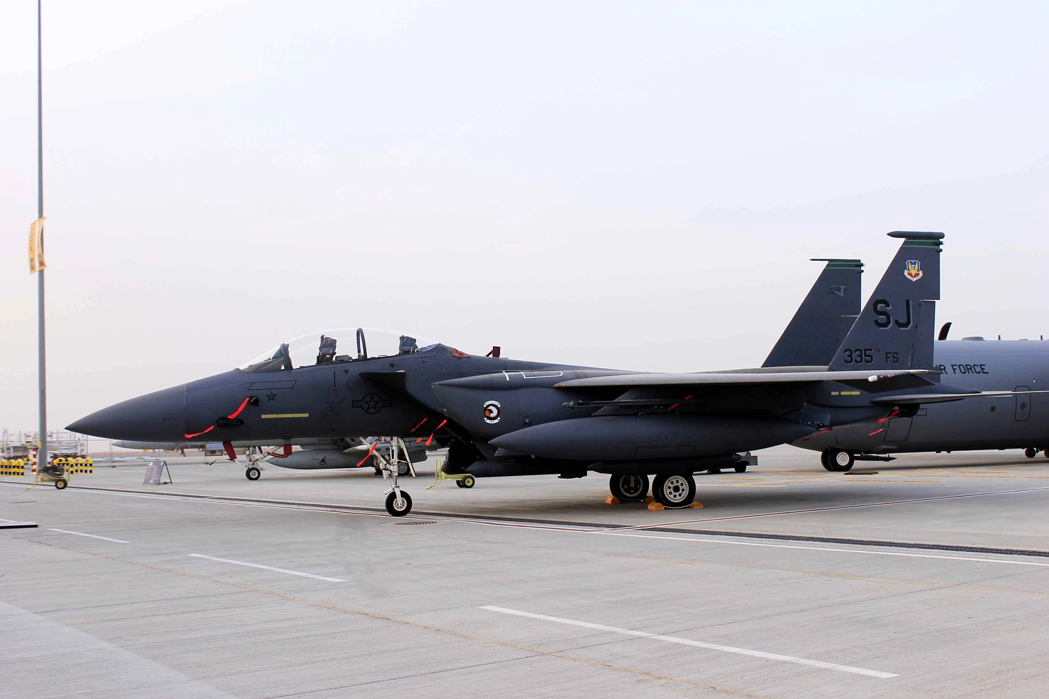 F15 Eagle at Dubai Air Show