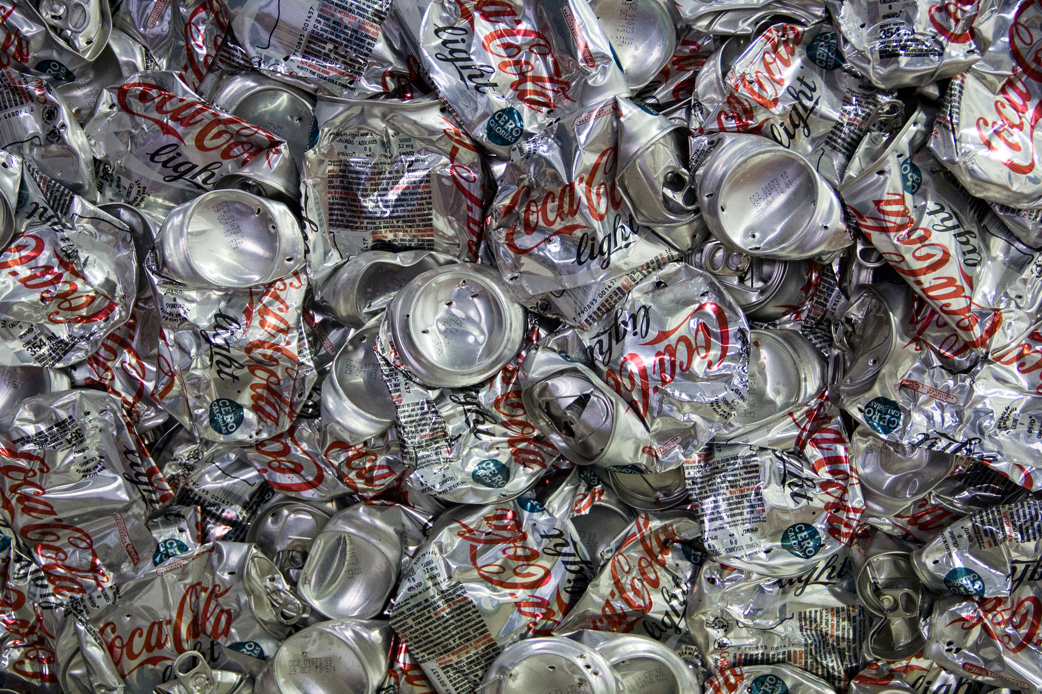 Recycled cans