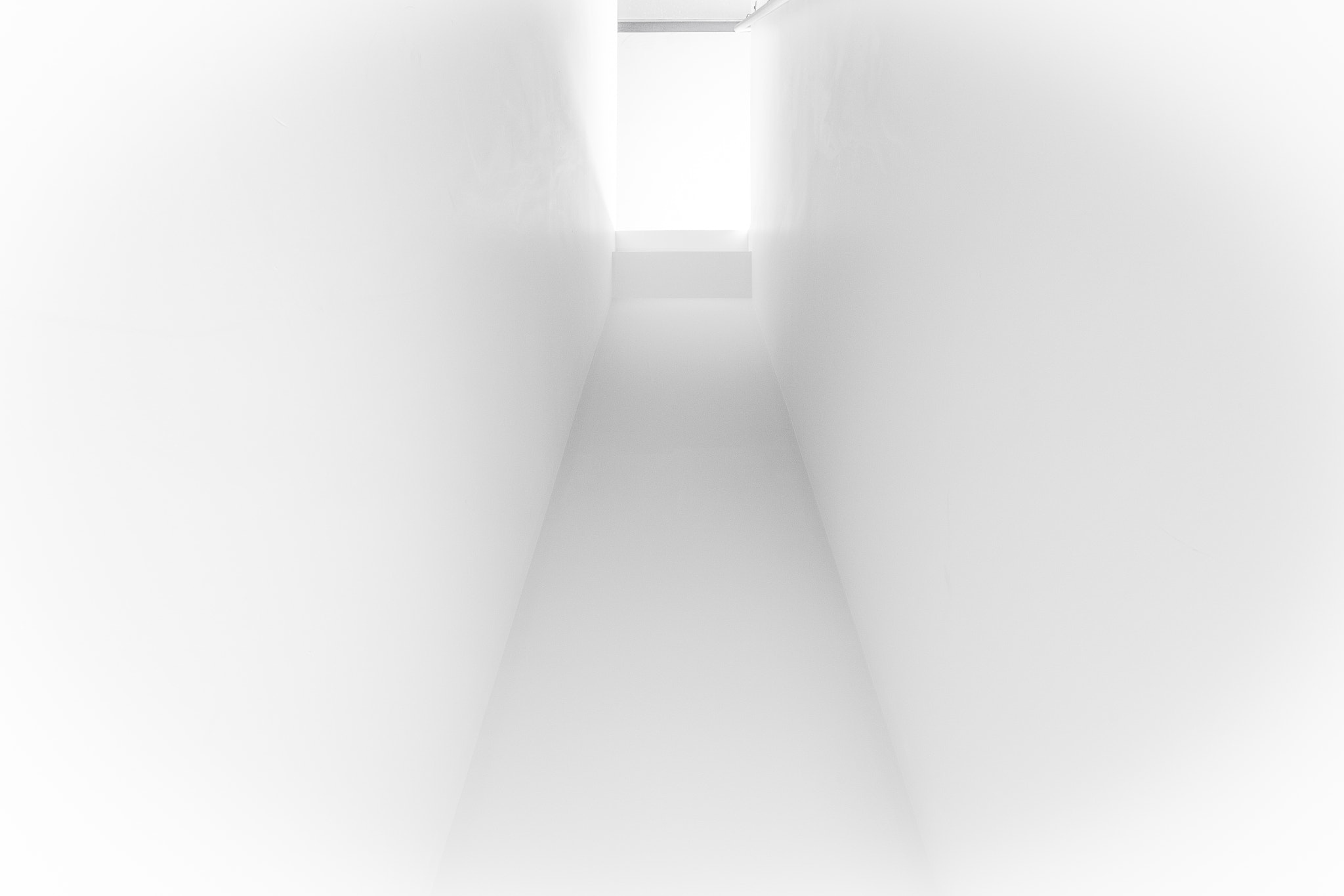 A White Hallway