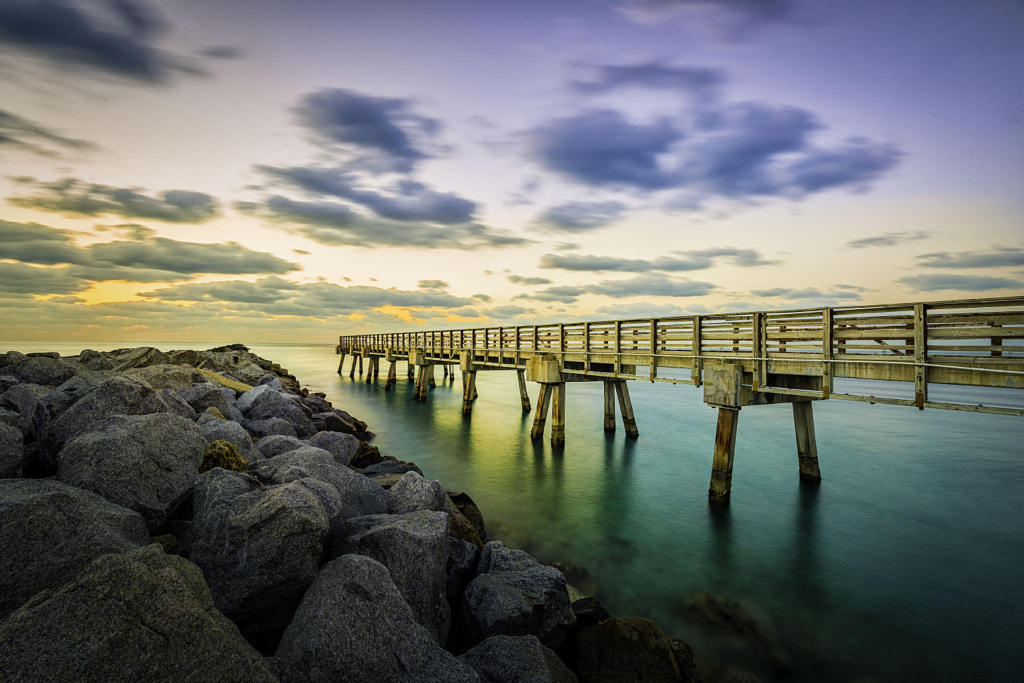 Old Miami Pier by Francisco Lujan - best places to visit in USA in December
