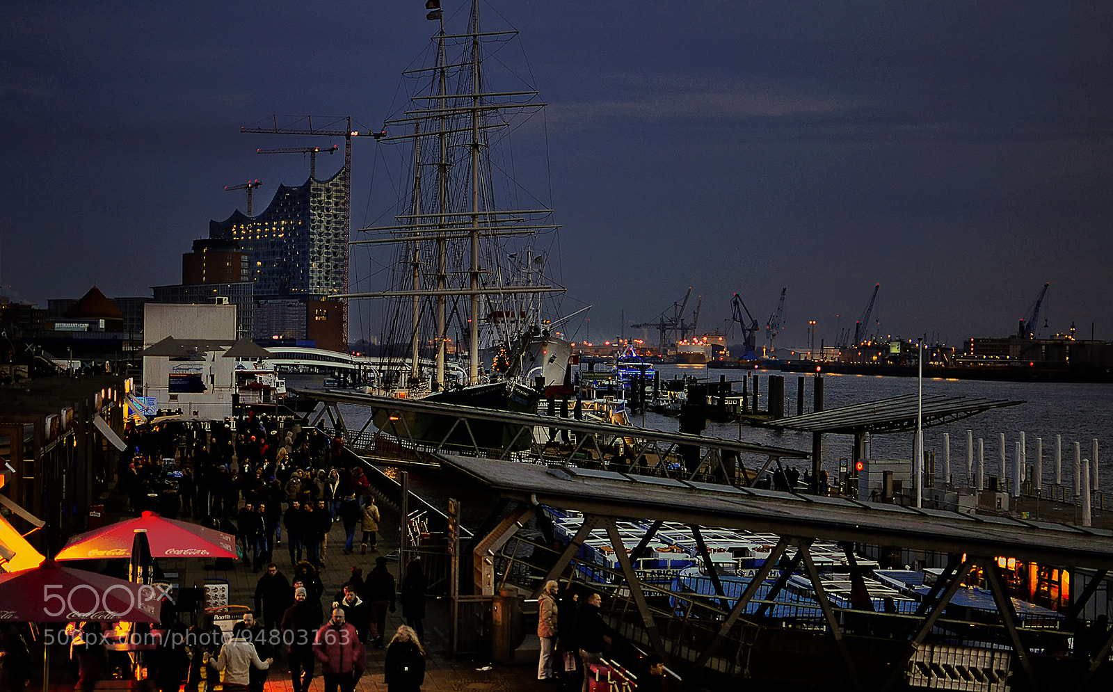 Nikon D7000 sample photo. The hamburg port at photography